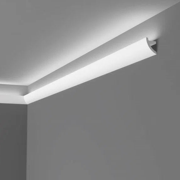 IL1 ARSTYL 2M Ceiling Coving for LED Lighting on a grey background  | DecorMania UK 