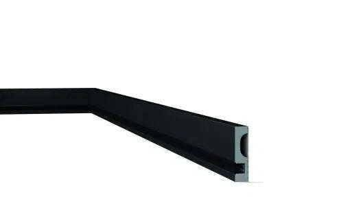 IL11 2M BLACK WALLSTYL SKIRTING BOARD on the white background  | DecorMania UK 
