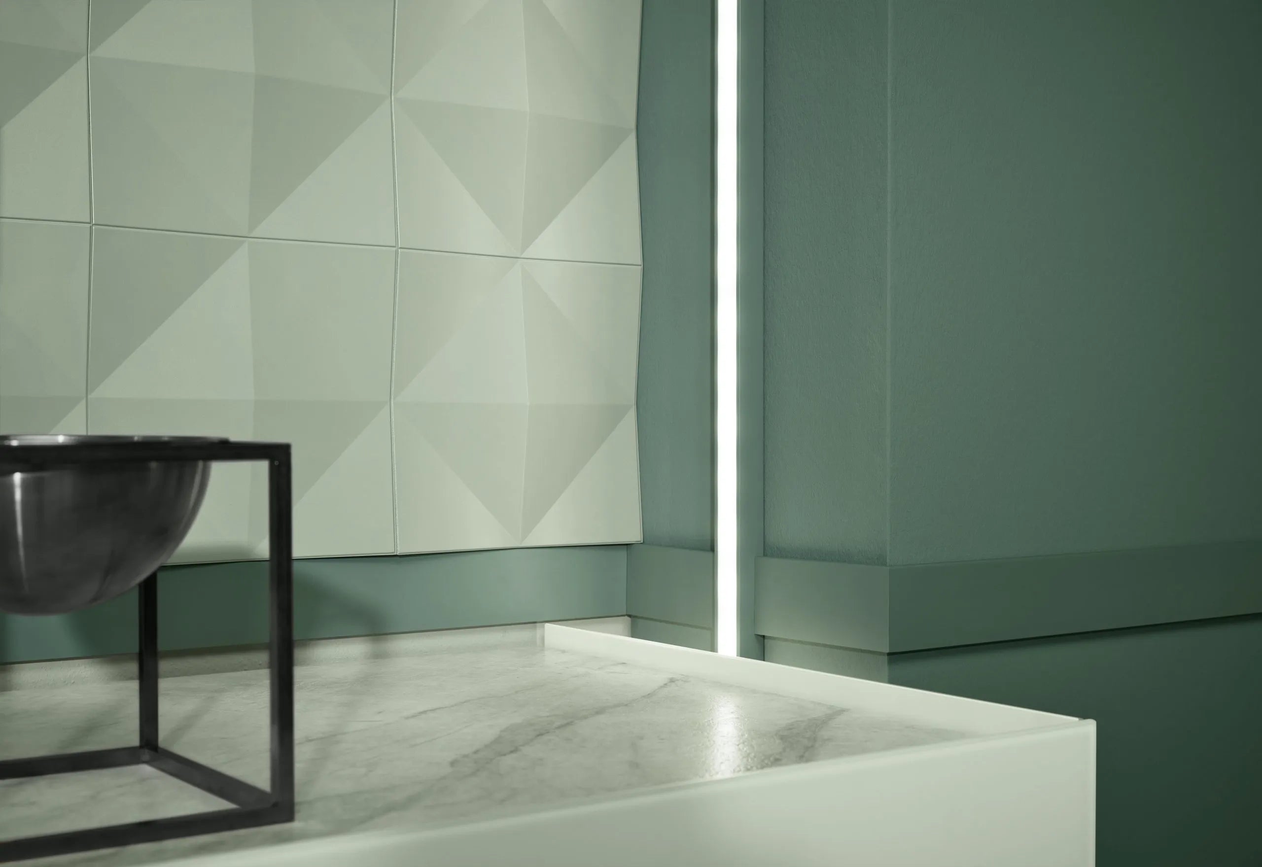 IL12 ARSTYL® 2m Ceiling Coving for LED Lighting installed in a stylish interior with ambient lighting | DecorMania UK
