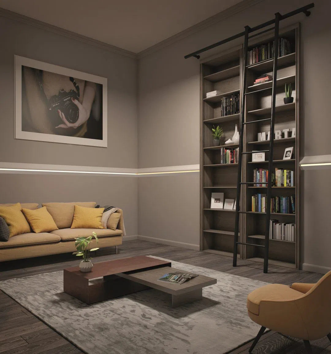 IL2 ARSTYL 2M Ceiling Coving for LED Lightingmodern interior | DecorMania UK 