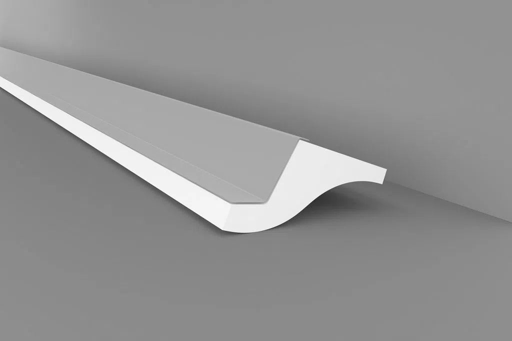 close-up view of IL3 WALLSTYL 2M Ceiling Coving for LED Lighting | DecorMania UK 