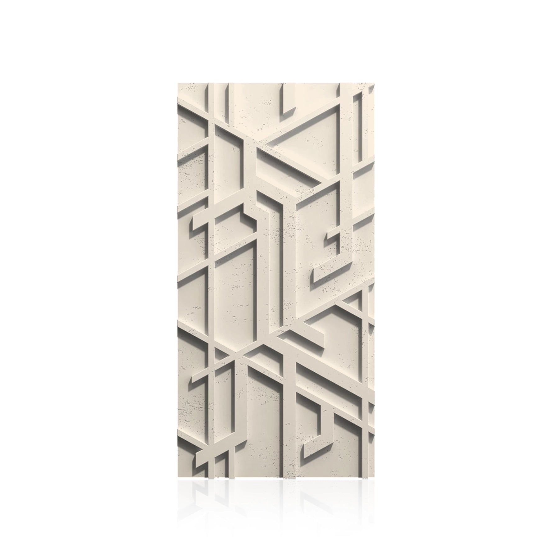 3D Concrete Wall Panels STELLAR colour swatch on white background DecorMania UK