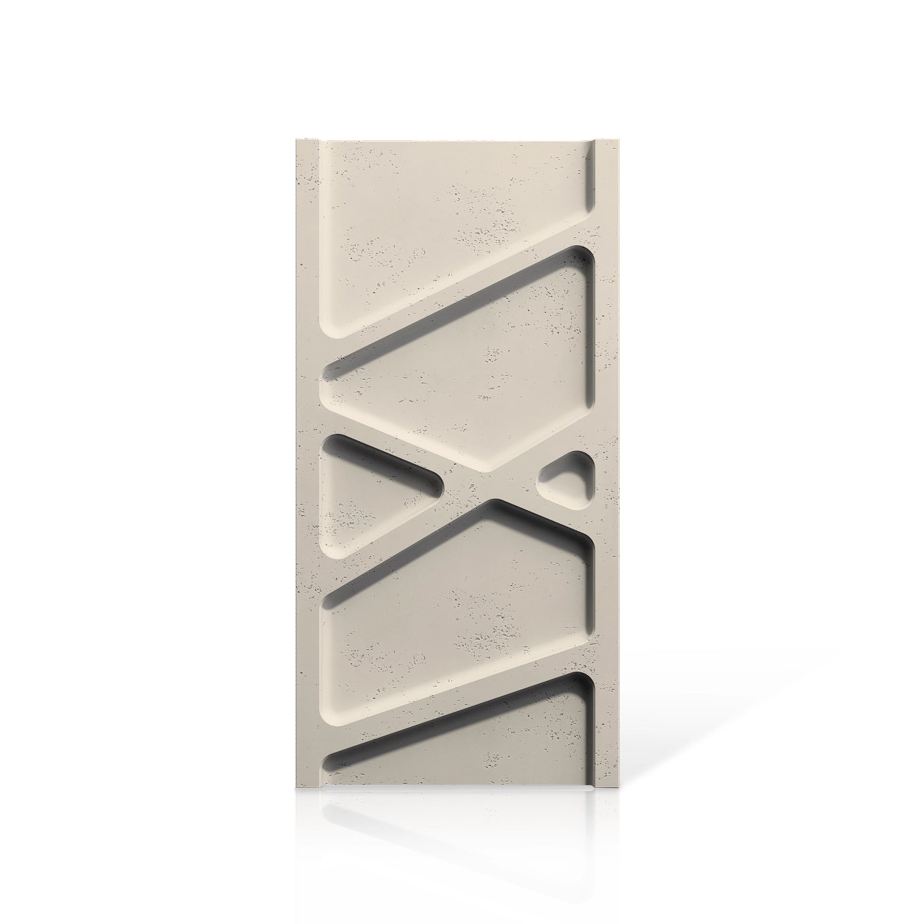 3D Concrete Wall Panels PARALELL colour swatch on white background DecorMania UK