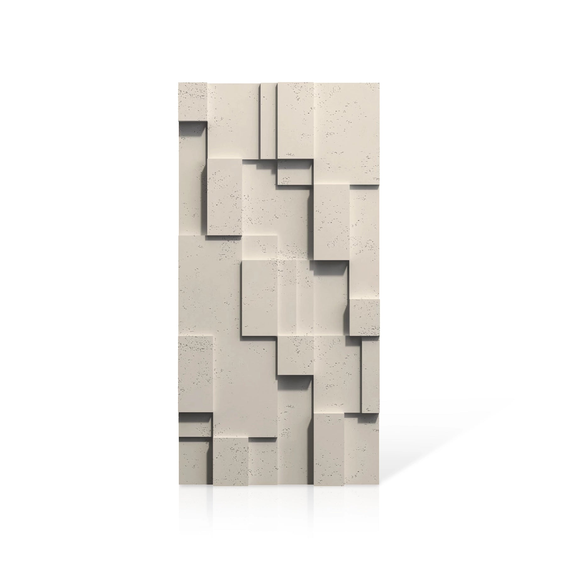 3D Concrete Wall Panels STAIRS colour swatch on white background DecorMania UK