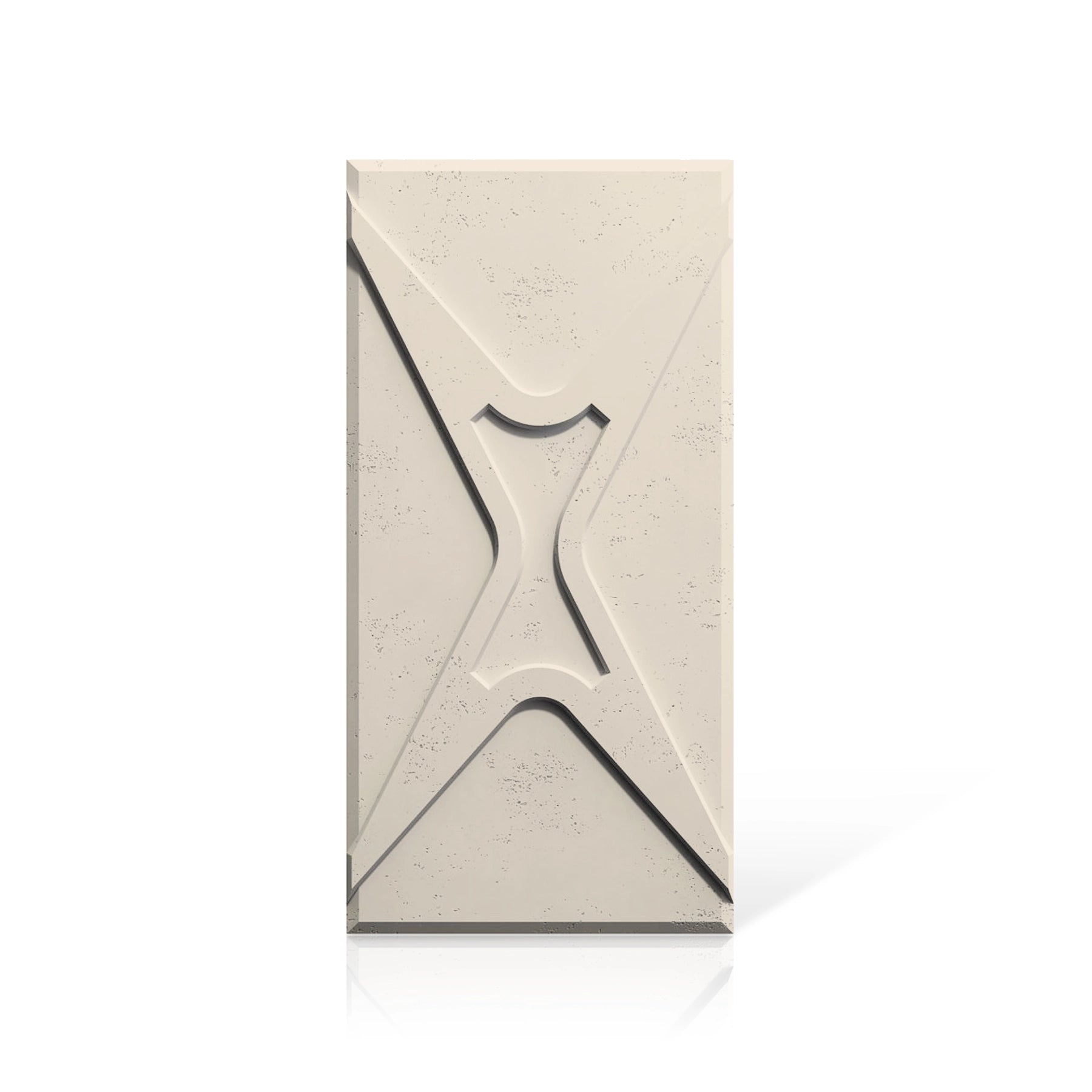 3D Concrete Wall Panels STARS colour swatch on white background DecorMania UK