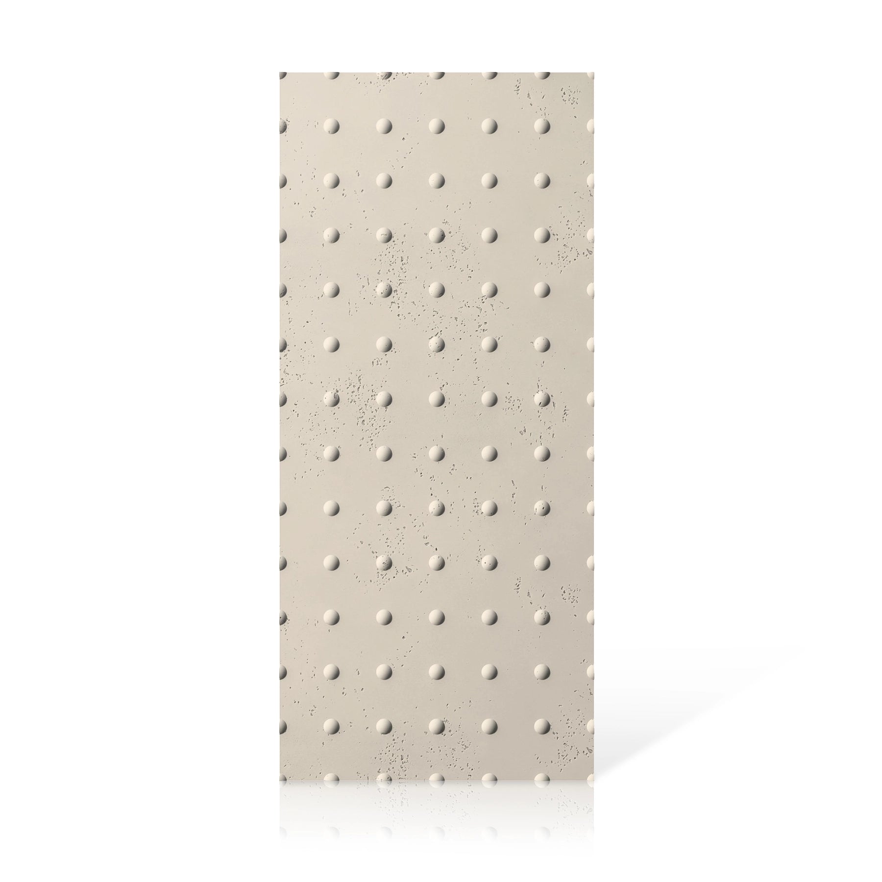 3D Concrete Wall Panels STEEL DOTS colour swatch on white background DecorMania UK
