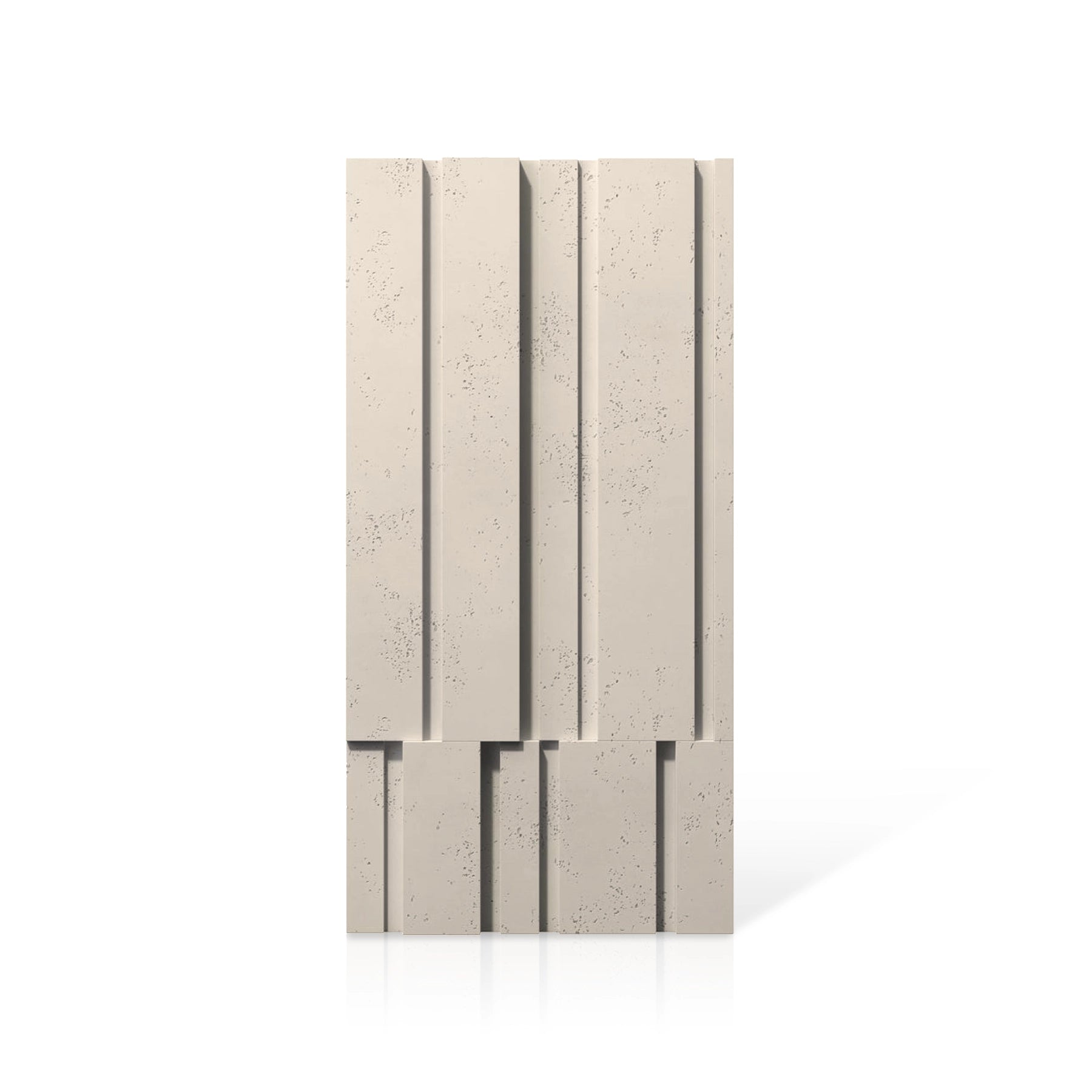 3D Concrete Wall Panels ROOFTOPS colour swatch on white background DecorMania UK