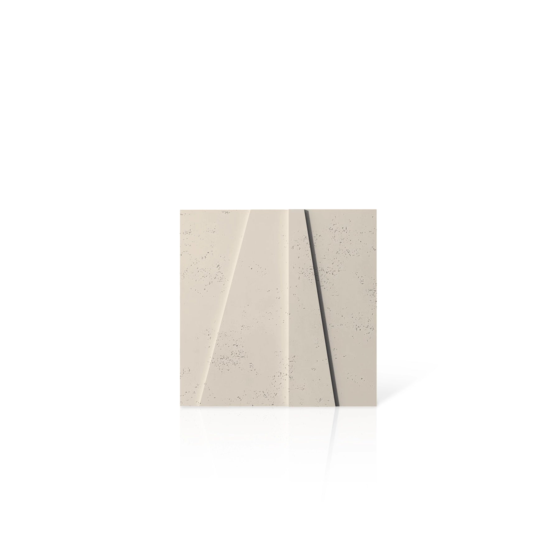 3D Concrete Wall Panels BOOKCASE colour swatch on white background DecorMania UK