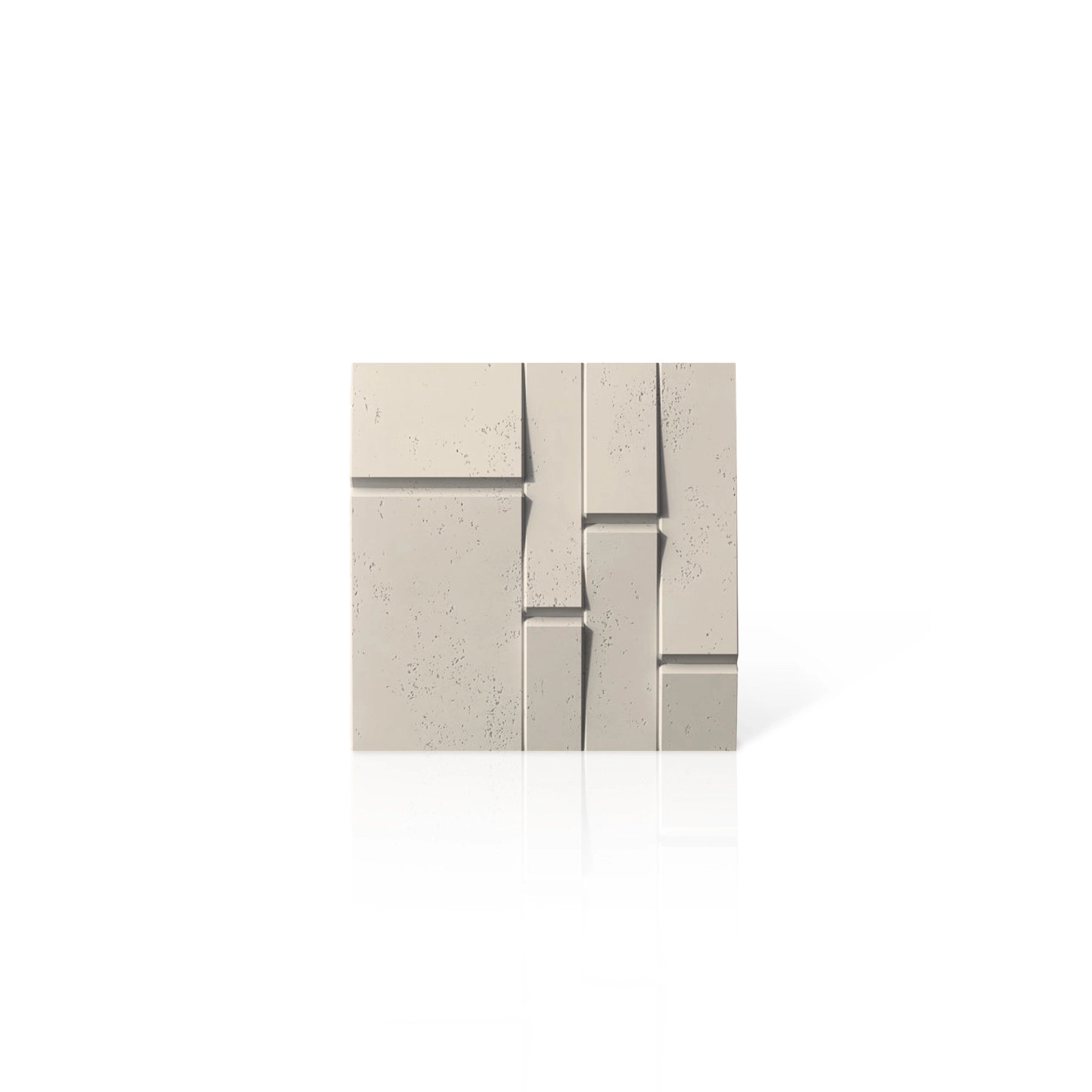 3D Concrete Wall Panels BREAK OUT colour swatch on white background DecorMania UK
