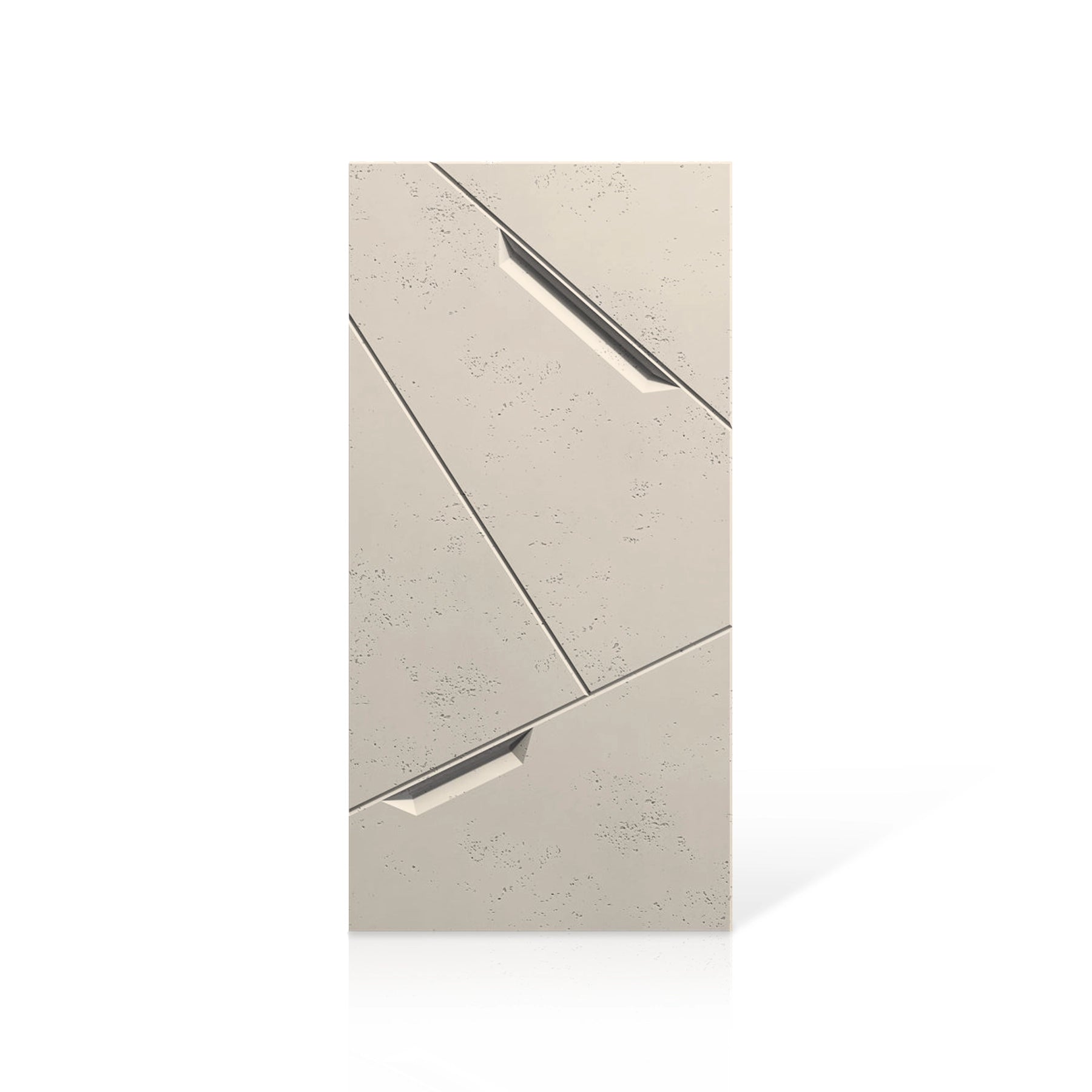 3D Concrete Wall Panels STOWAWAY colour swatch on white background DecorMania UK