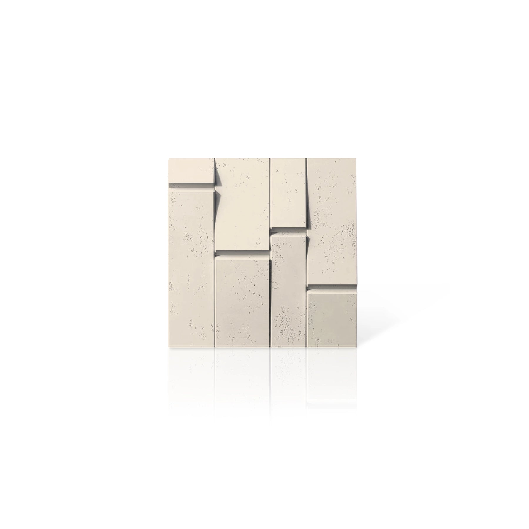 3D Concrete Wall Panels BREAK OUT colour swatch on white background DecorMania UK