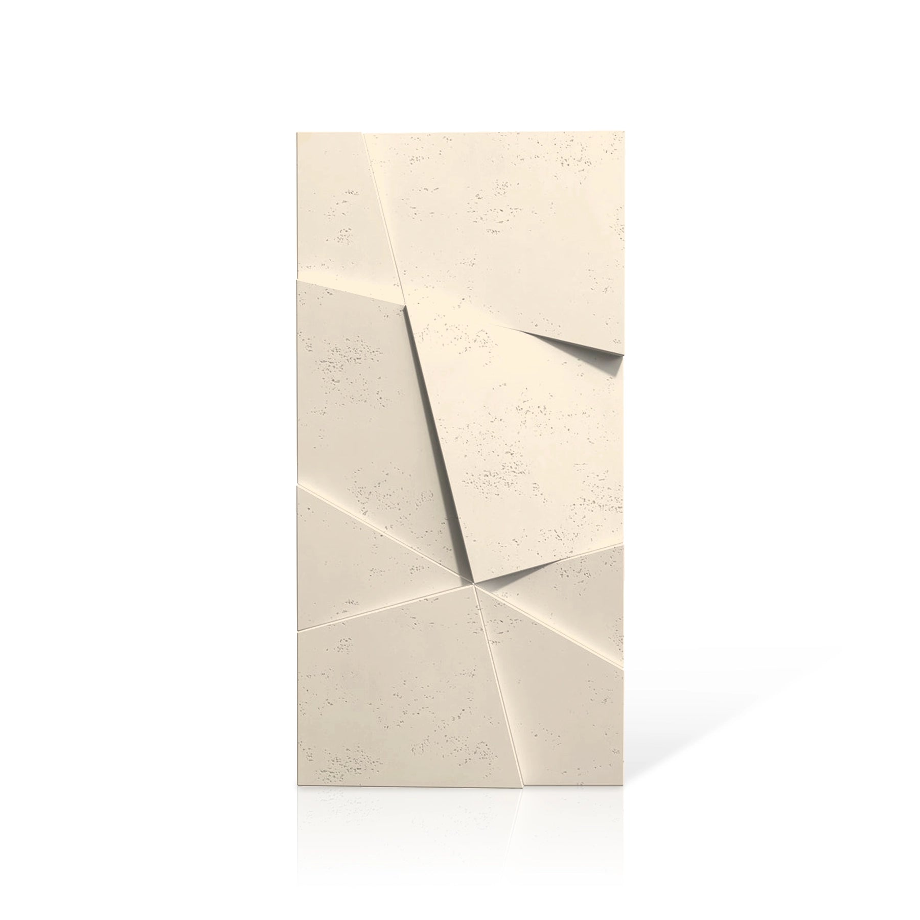 3D Concrete Wall Panels CRYSTAL colour swatch on white background DecorMania UK