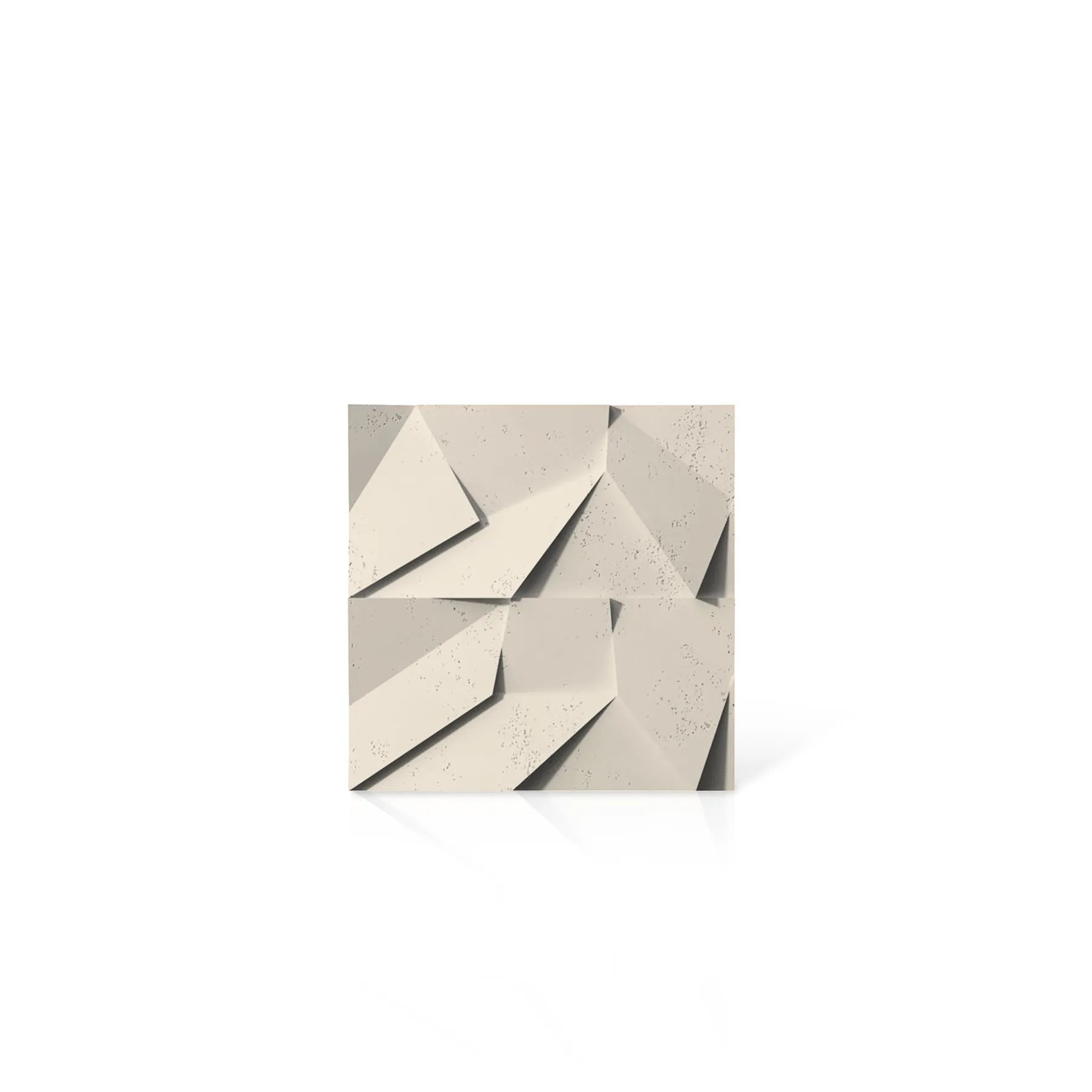3D Concrete Wall Panels MULTICRYSTAL colour swatch on white background DecorMania UK