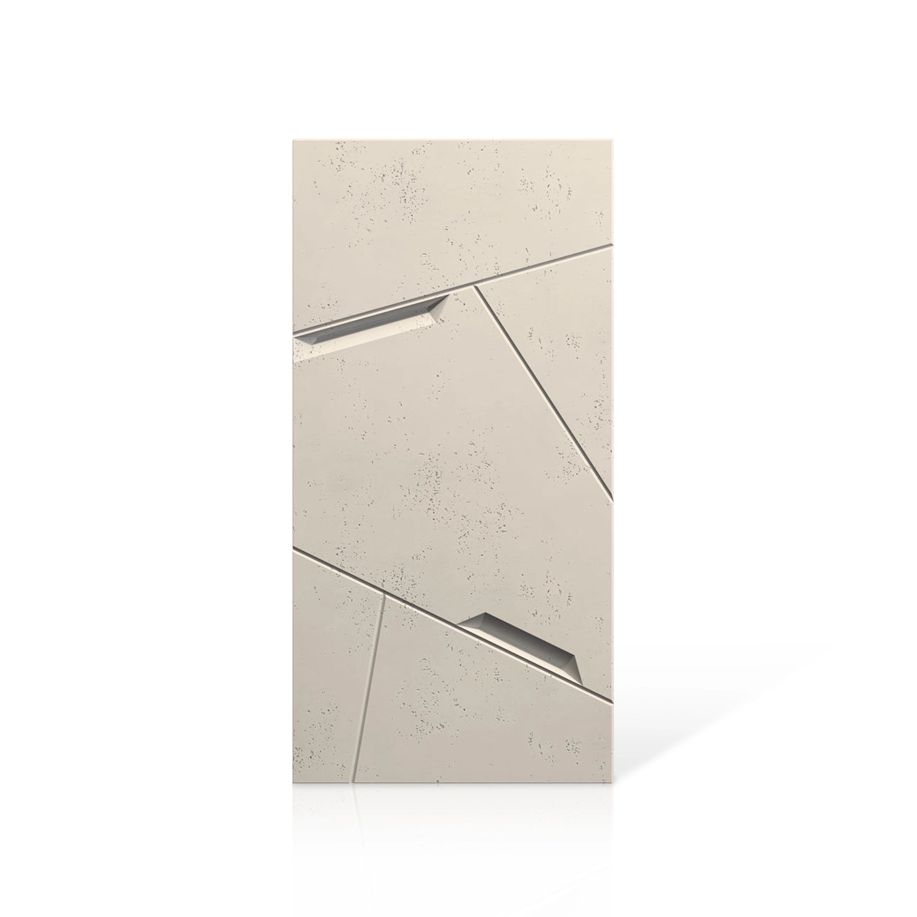 3D Concrete Wall Panels STOWAWAY colour swatch on white background DecorMania UK