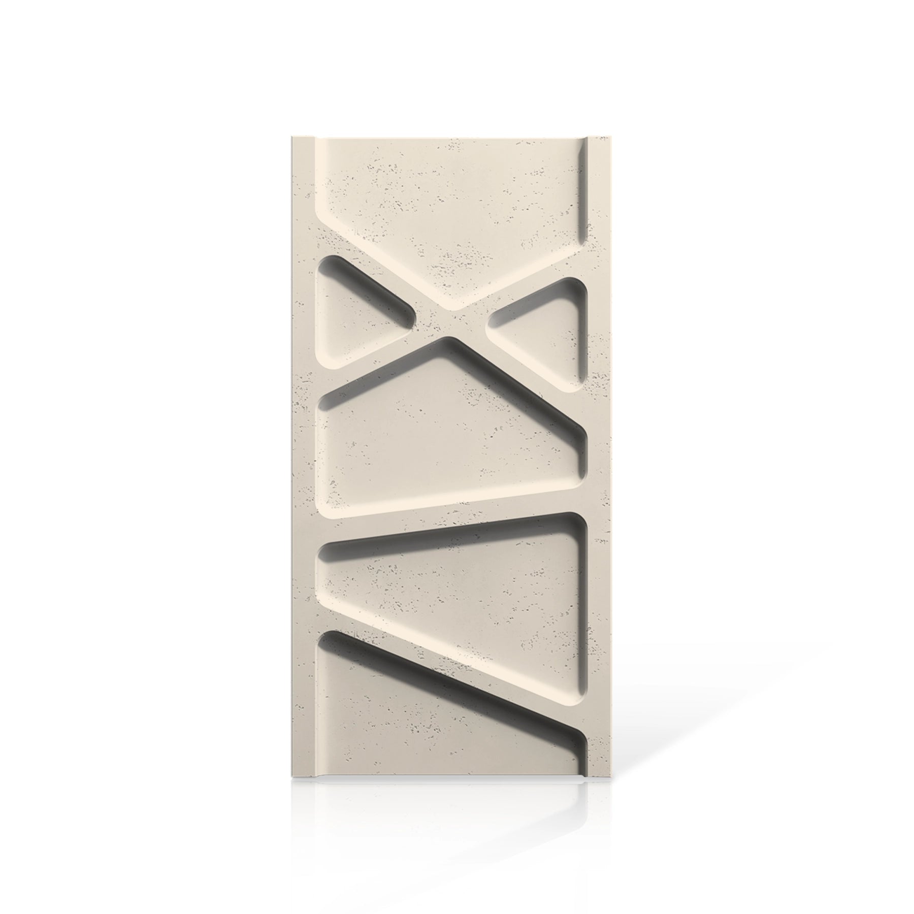 3D Concrete Wall Panels PARALELL colour swatch on white background DecorMania UK