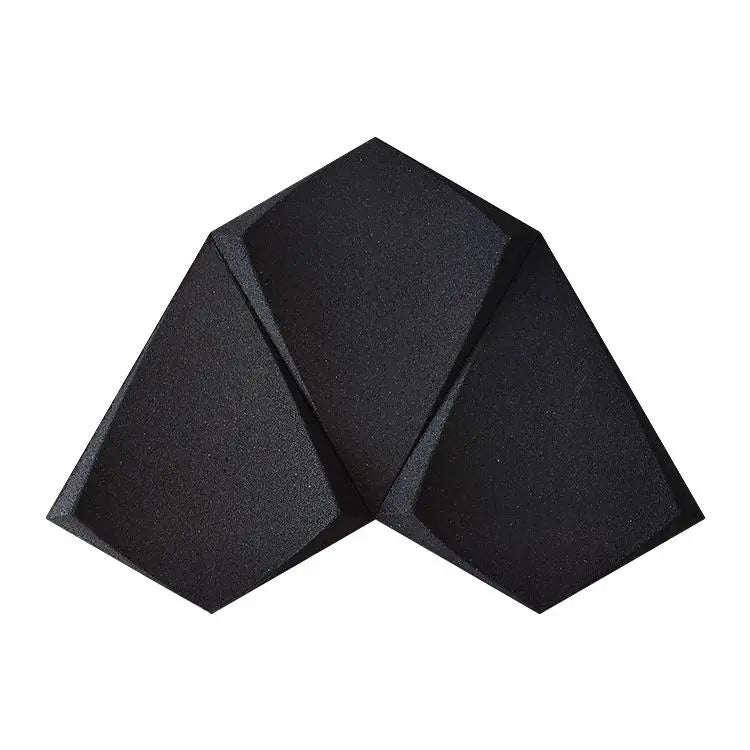 KITE 3D Acoustic Cork Wall Panels in a black color | DecorMania UK