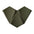 KITE 3D Acoustic Cork Wall Panels in a dark green color | DecorMania UK