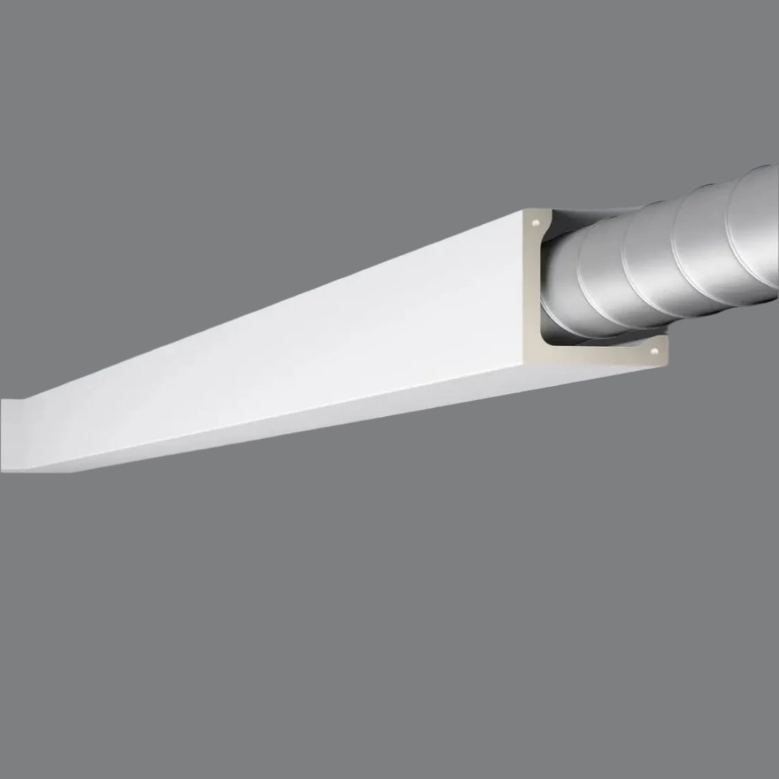 L4 ARSTYL 2M functional NMC ceiling coving for hiding pipes and ducts | DecorMania UK