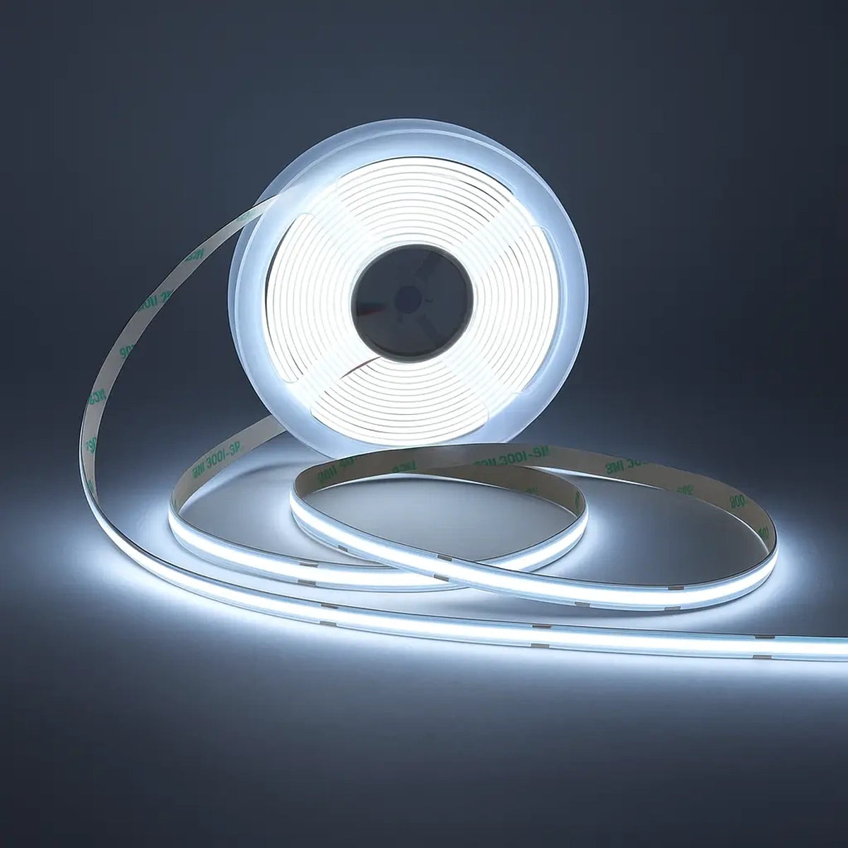 LED 8mm Strip Light – Seamless Continuous COB Lighting 5m roll
