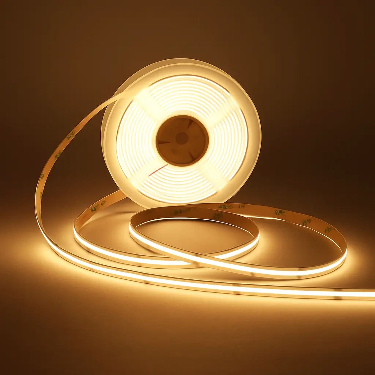 LED 8mm Strip Light – Seamless Continuous COB Lighting 5m roll