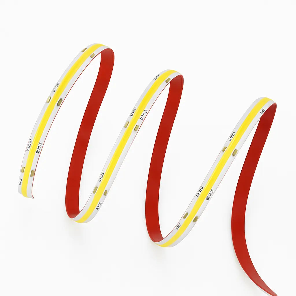 LED 8mm Strip Light – Seamless Continuous COB Lighting 5m roll