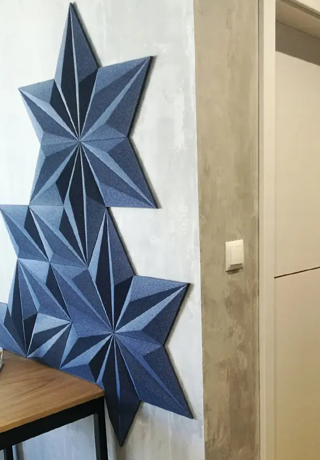 LINE - Acoustic 3D Cork  Wall Panels in modern interior  | DecorMania UK