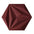 Close-up view of LINE Maroon - Acoustic 3D Cork Wall Panels | DecorMania UK