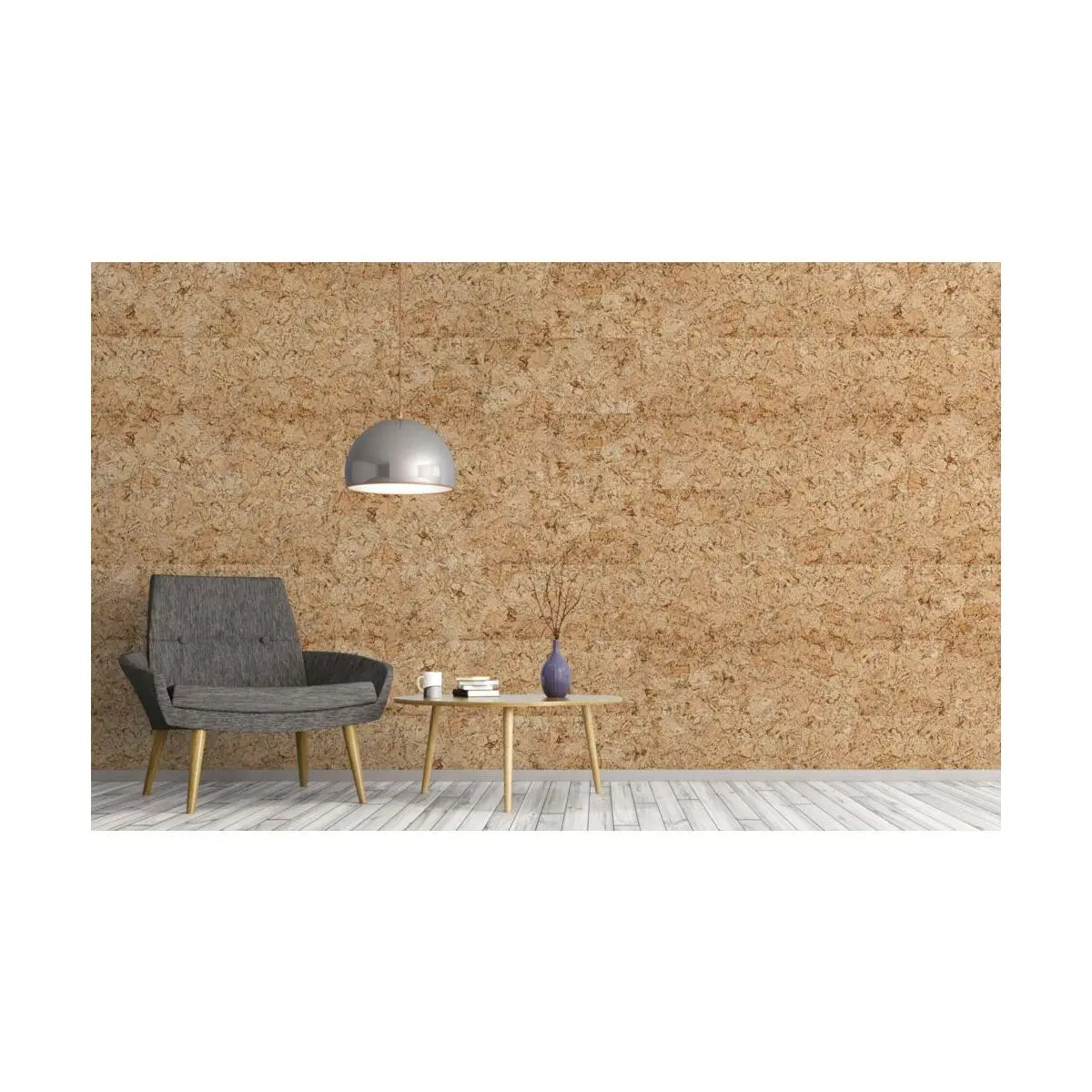 LUX Cork Acoustic Wall Panels - box of 4 on white background DecorMania UK