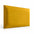 Upholstered padded wall panel 60 x 30 cm in Ochre