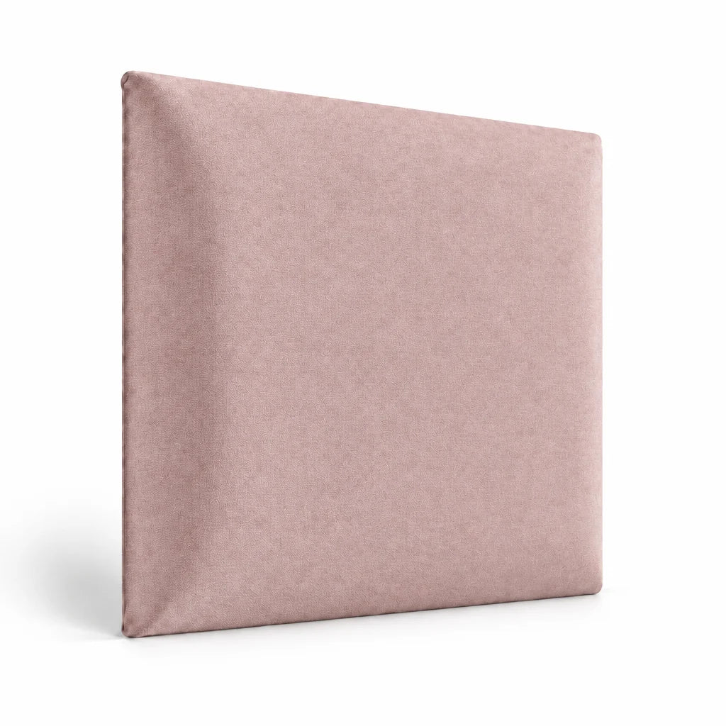 Dusty Rose upholstered wall panel 60 x 60 cm