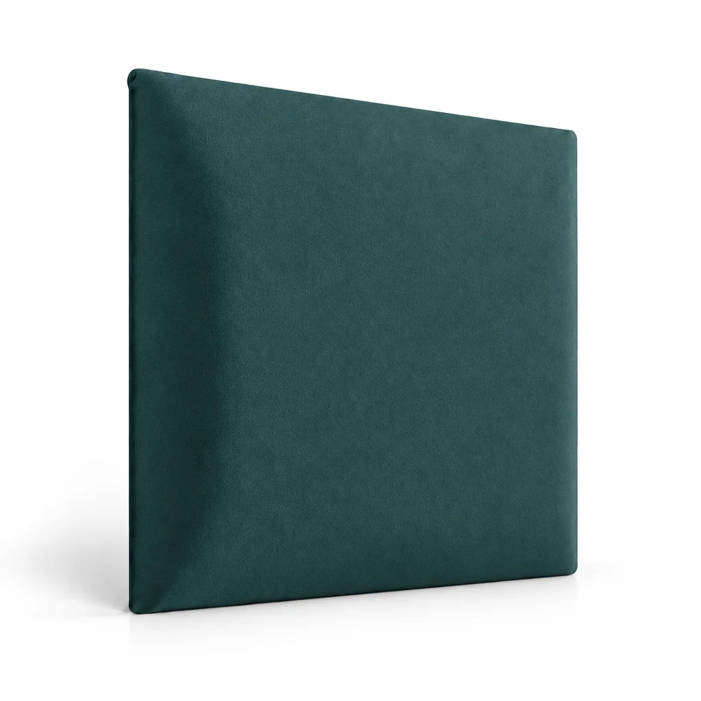 Muted Teal upholstered wall panel 60 x 60 cm
