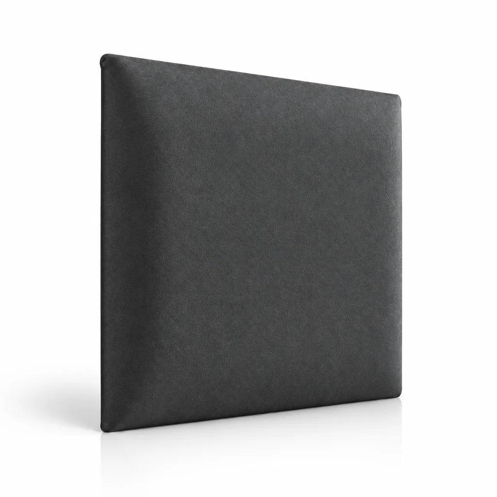 Charcoal Grey upholstered wall panel 60 x 60 cm