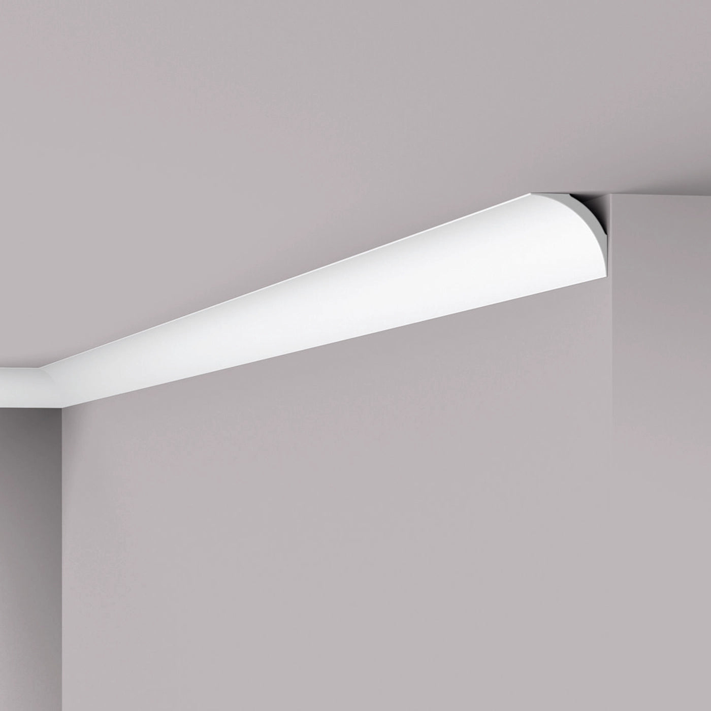 NOMASTYL® NMC 2m Ceiling Coving on plain wall and ceiling Decormania UK