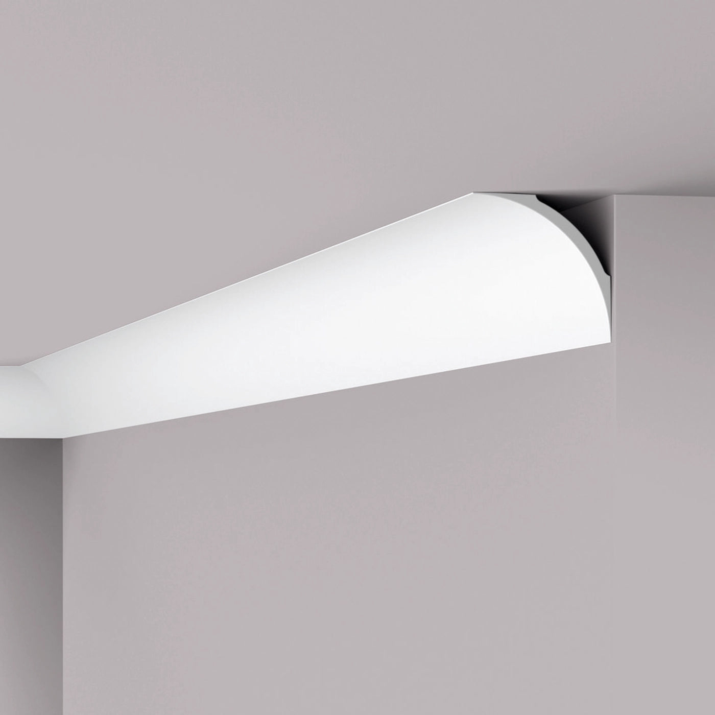 NOMASTYL® NMC 2m Ceiling Coving on plain wall and ceiling Decormania UK