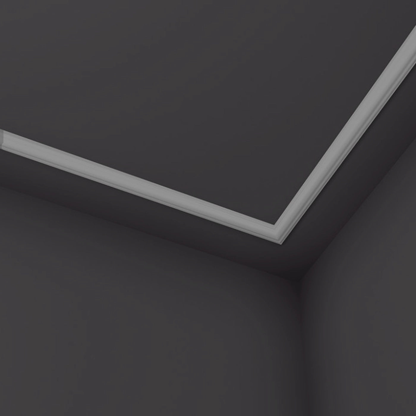 NOMASTYL® NMC 2m Ceiling Coving on plain wall and ceiling Decormania UK