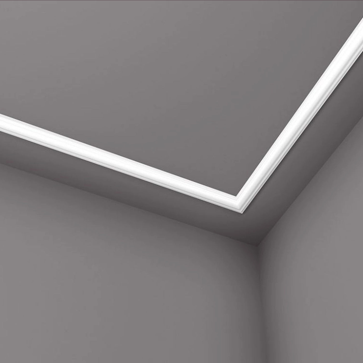 NOMASTYL® NMC 2m Ceiling Coving on plain wall and ceiling Decormania UK