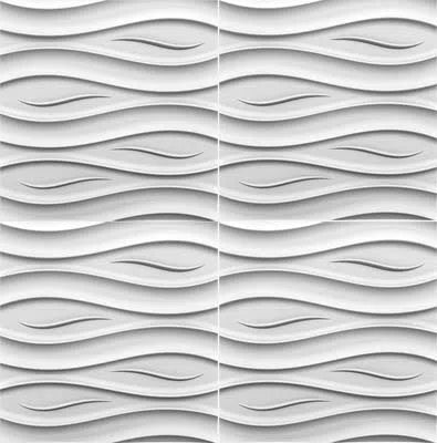 OCEAN 3D Wall Panel Model 01 - 3D Wall Art - Polystyrene Wall Panels texture | DecorMania UK 