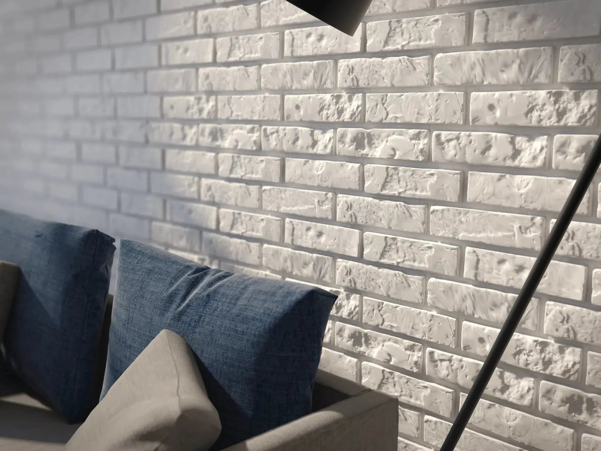 OLD BRICK 3D Decorative Wall Panels - Polystyrene closeup | DecorMania UK