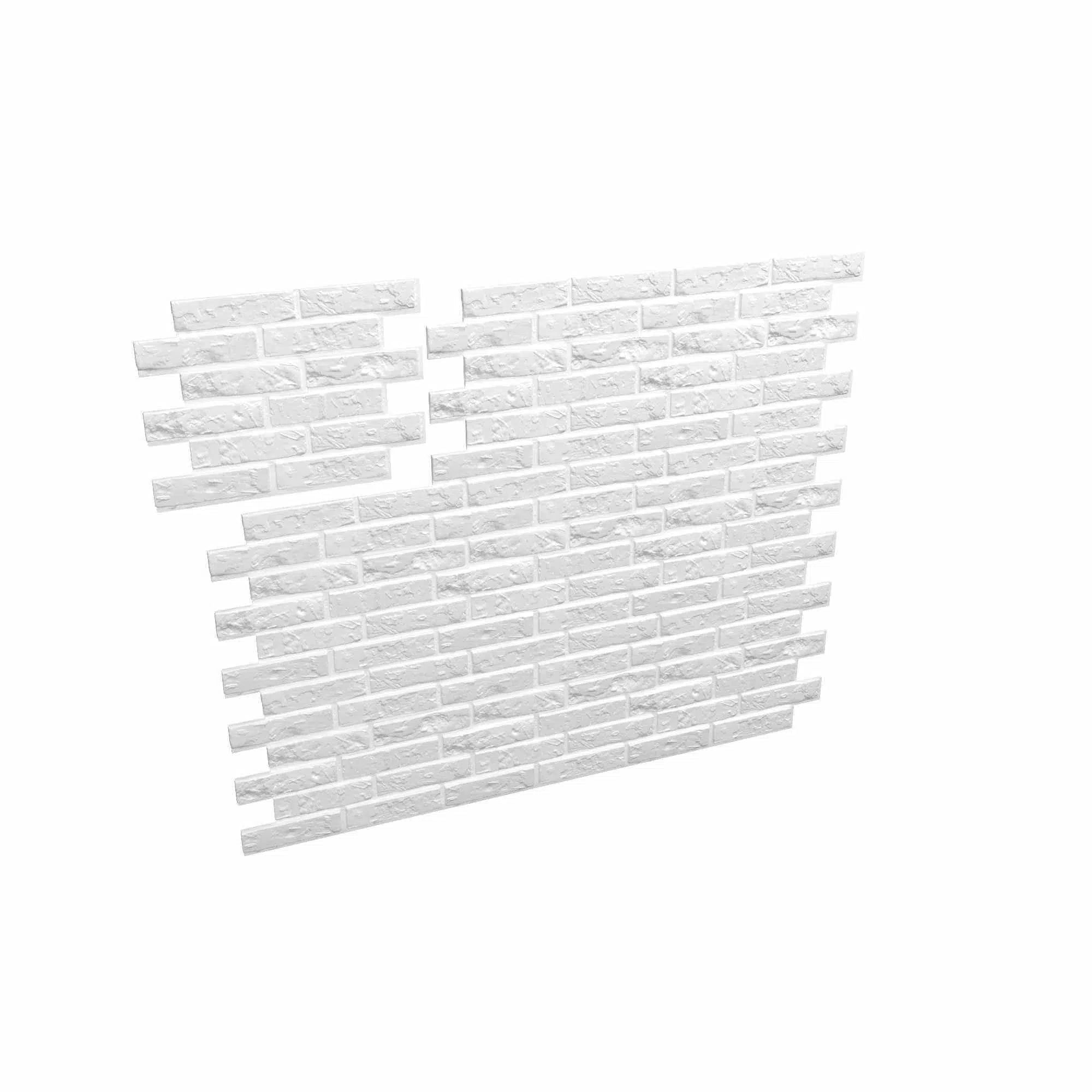 OLD BRICK 3D Decorative Wall Panels - Polystyrene on white background  | DecorMania UK