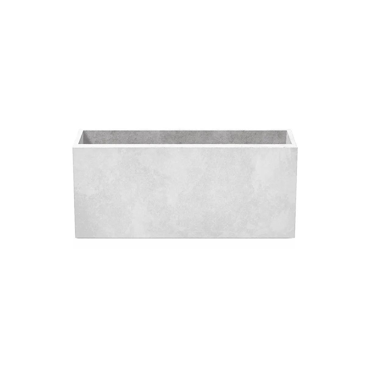 Outdoor Concrete Planters - Rectangle 30x100x40 cm on white background Decormania UK