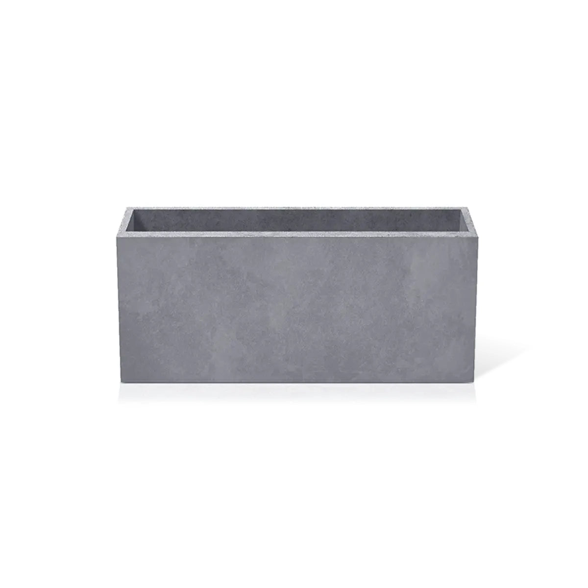 Outdoor Concrete Planters - Rectangle 30x100x40 cm on white background Decormania UK