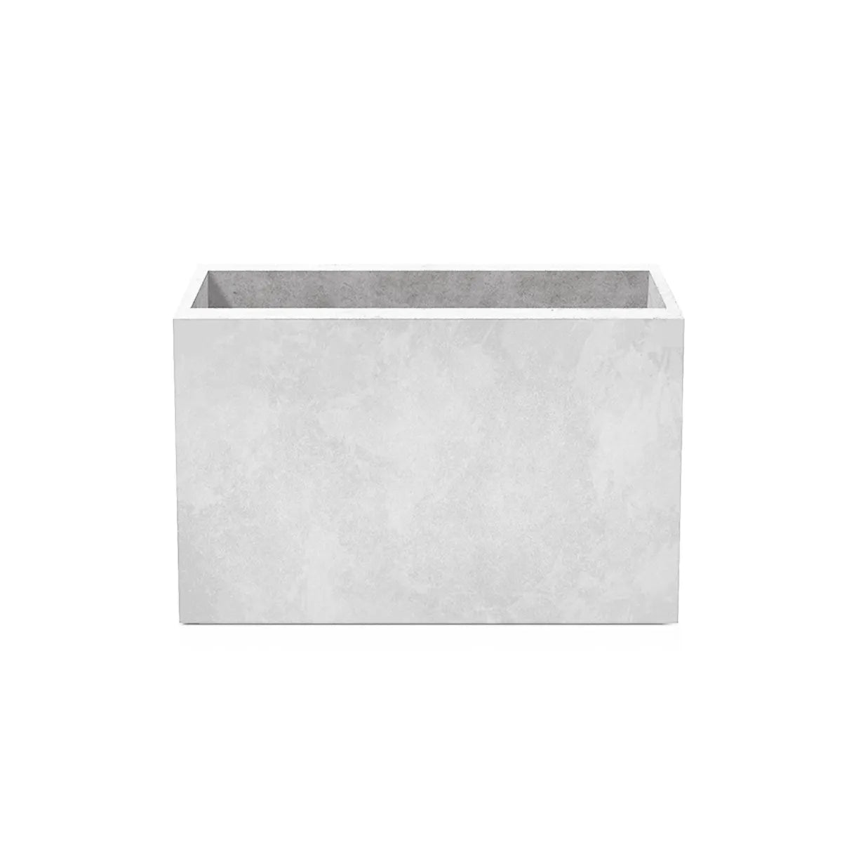 Outdoor Concrete Planters - Rectangle 40x100x60 cm on white background Decormania UK
