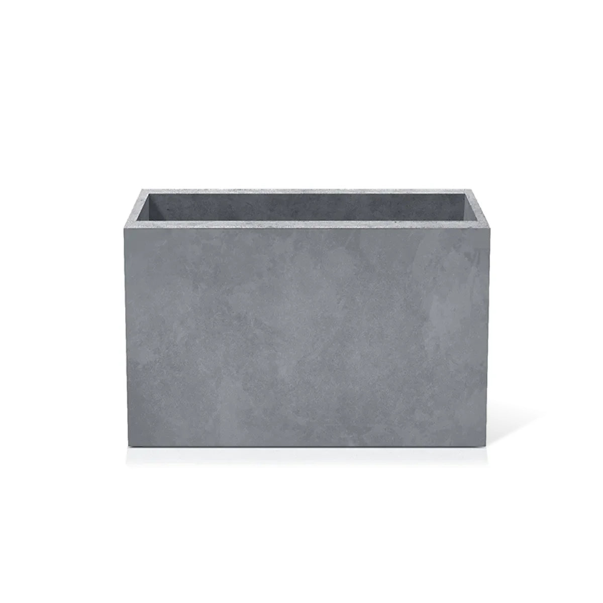 Outdoor Concrete Planters - Rectangle 40x100x60 cm on white background Decormania UK
