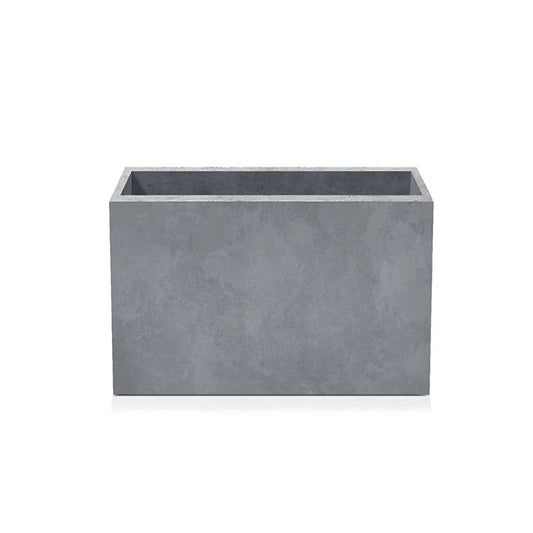 Outdoor Concrete Planters - Rectangle 40x100x60 cm on white background Decormania UK