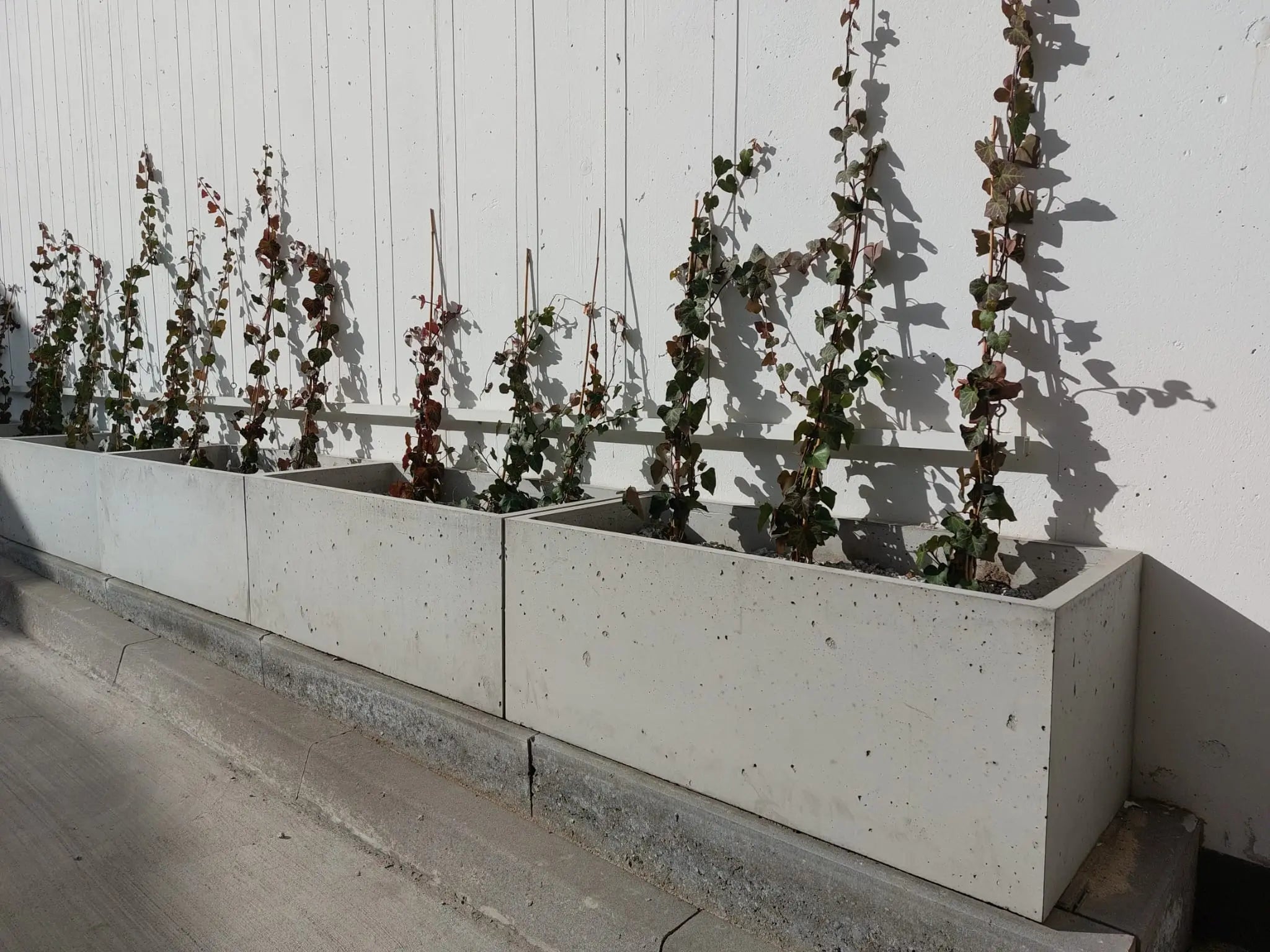 Outdoor Concrete Planters - Rectangle 40x120x60 cm Decormania UK