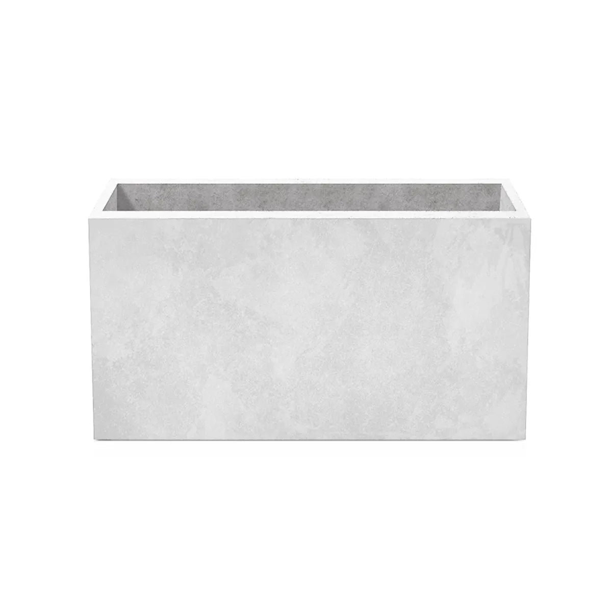 Outdoor Concrete Planters - Rectangle 40x120x60 cm on white background Decormania UK