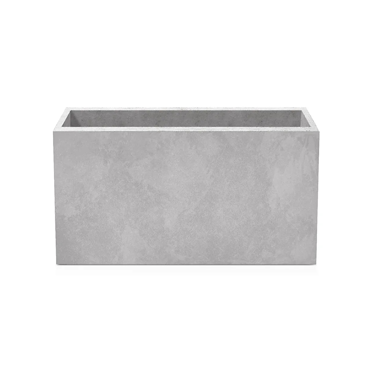 Outdoor Concrete Planters - Rectangle 40x120x60 cm on white background Decormania UK