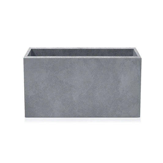 Outdoor Concrete Planters - Rectangle 40x120x60 cm on white background  Decormania UK