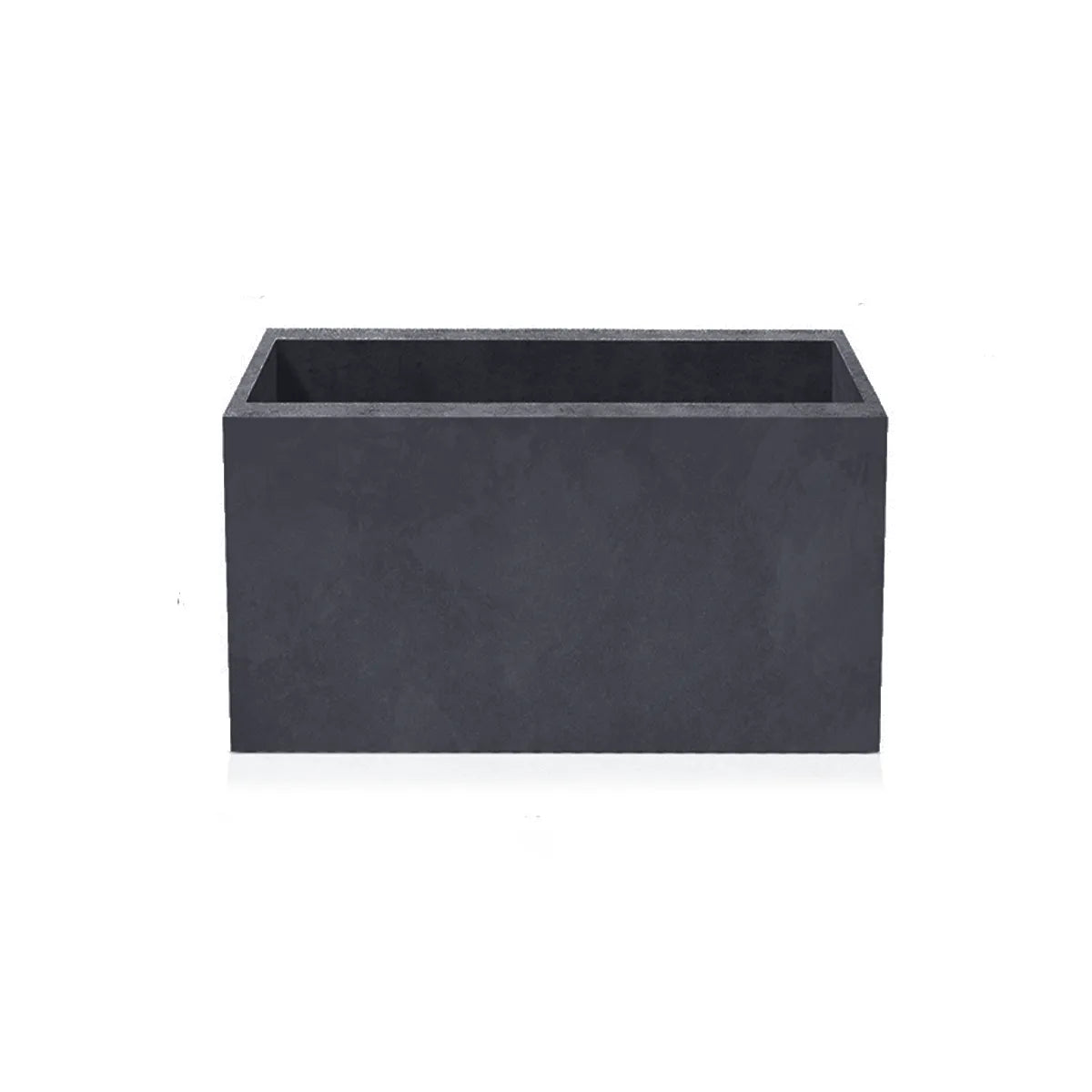 Outdoor Concrete Planters - Rectangle 50x100x50 cm on white background Decormania UK