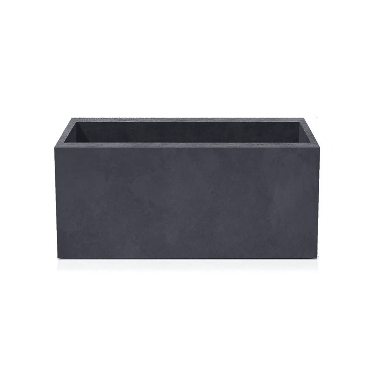 Outdoor Concrete Planters - Rectangle 50x120x50 cm on white background  Decormania UK